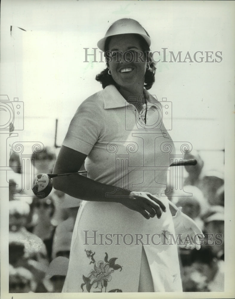 1980 Press Photo Nancy Lopez a Professional Golf Association Player of Year- Historic Images