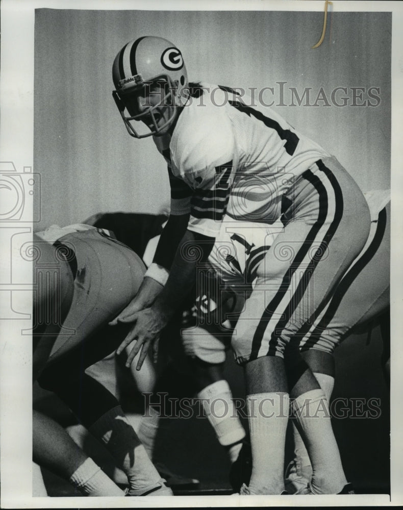 1976 Press Photo James Lofton and David Whitehurst for Greenbay Packers- Historic Images