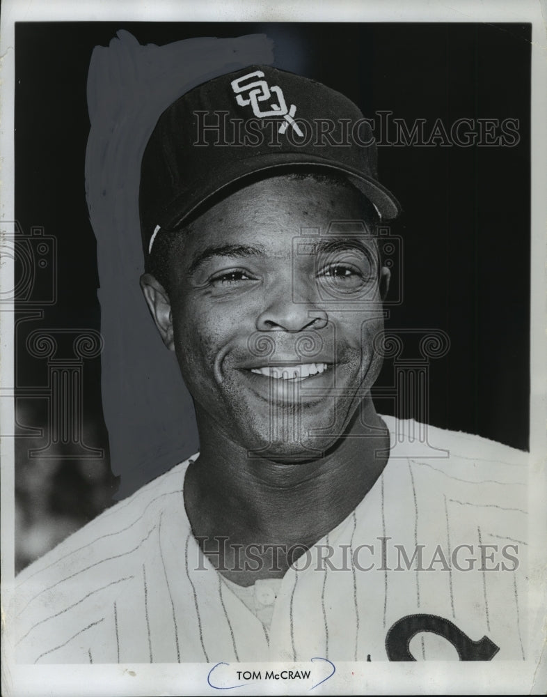 1966 Press Photo Chicago White Sox Player Tom McCraw- Historic Images