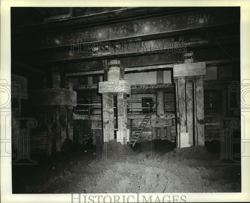 1978 Press Photo National Gallery of Art, Construction for East Building Project- Historic Images