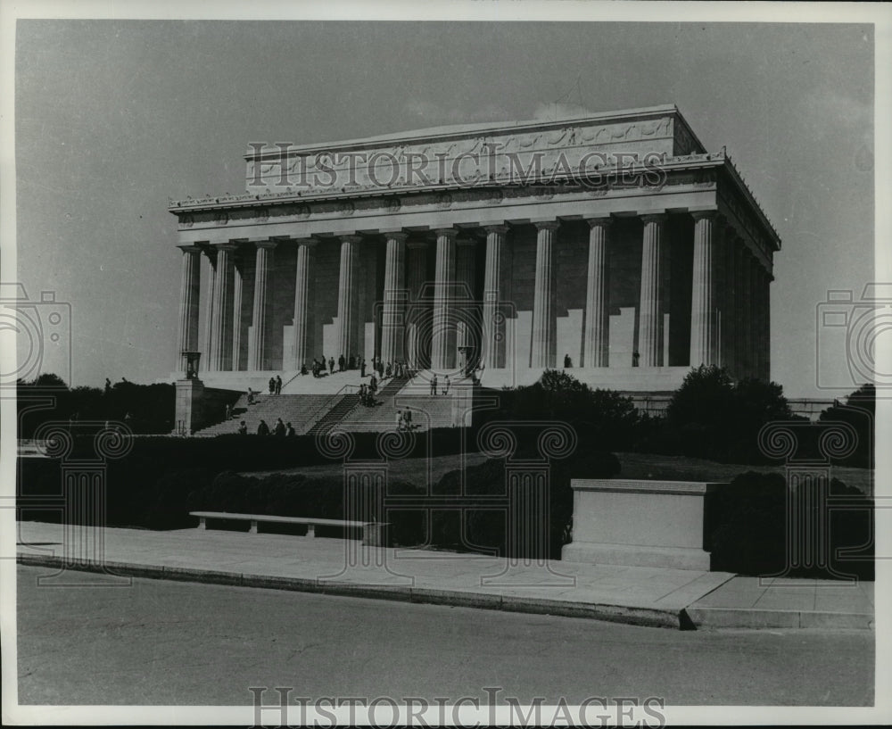 1987 Press Photo The Lincoln Memorial, Exterior, Washington, D.C.- Historic Images