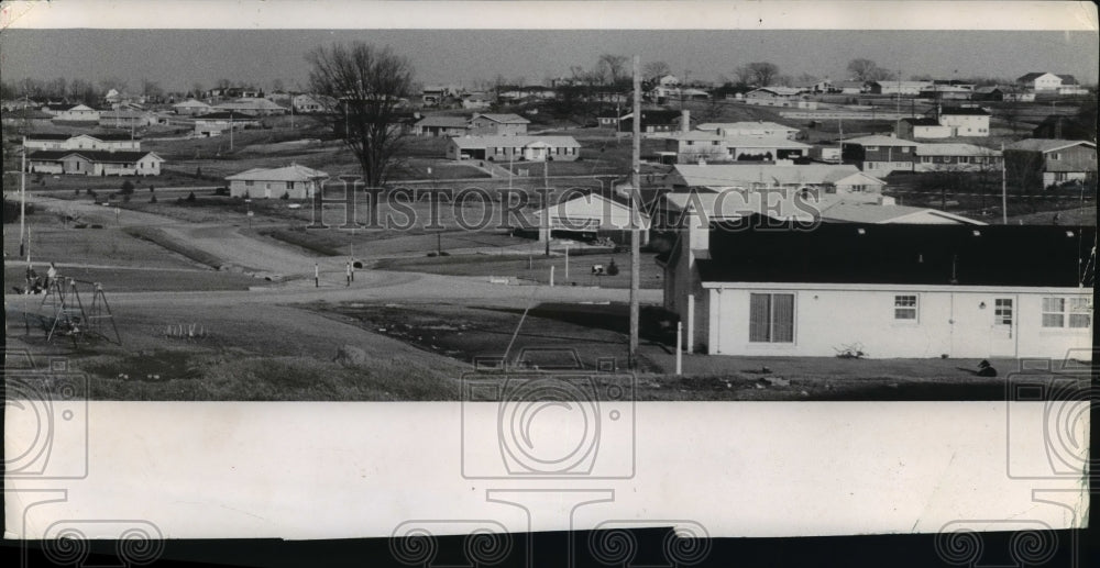 1965 Press Photo Suburban Growth in Brookfield, Wisconsin - Historic Images