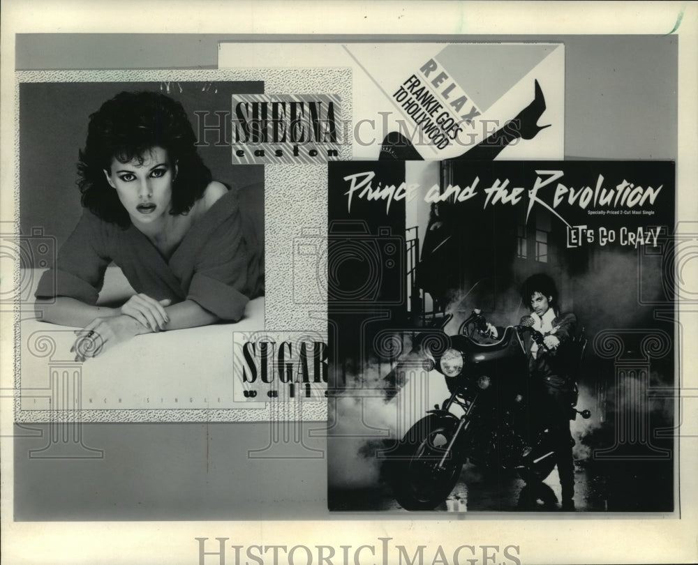 1985 Press Photo Sexually explicit singles by singers causes controversy- Historic Images