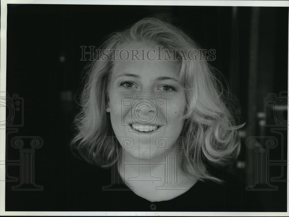 1993 Press Photo Amanda Bothwell, Waukesha High School Tennis Player- Historic Images