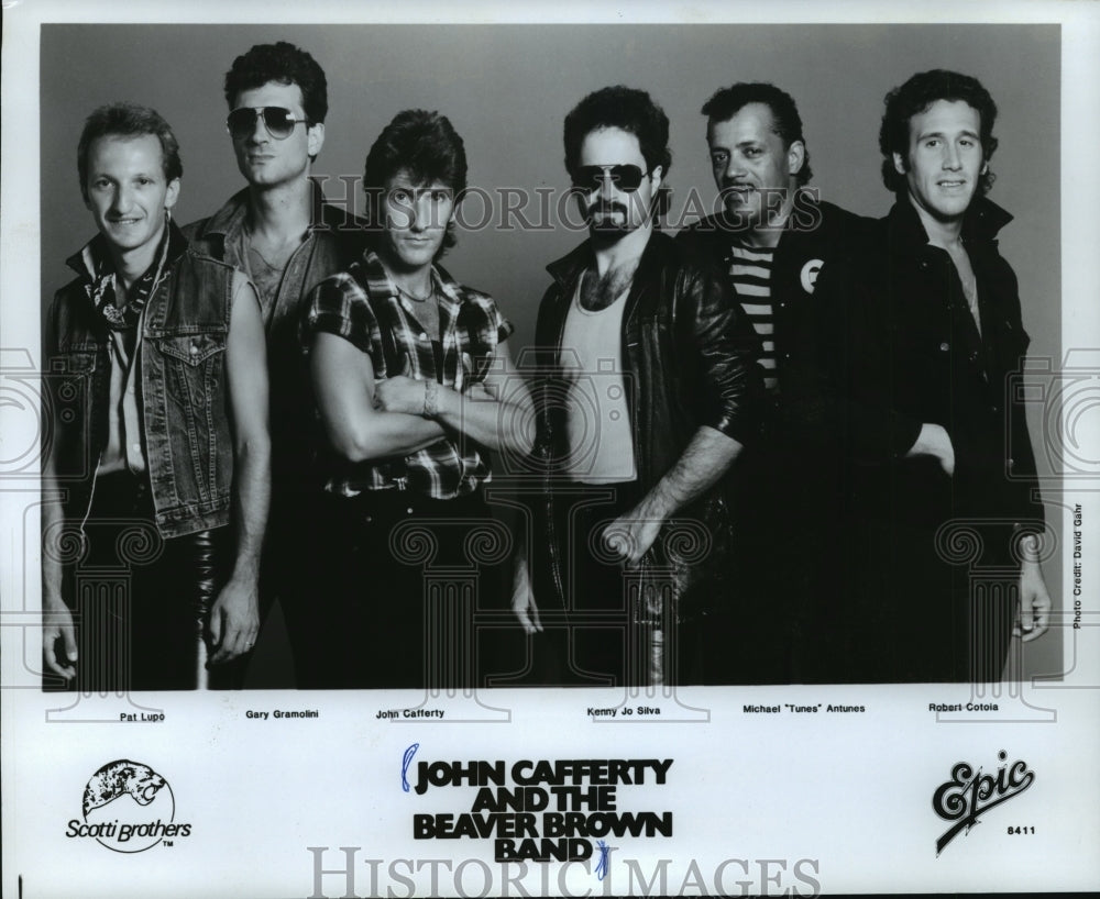 1985 Press Photo John Cafferty and the Beaver Brown Band- Historic Images