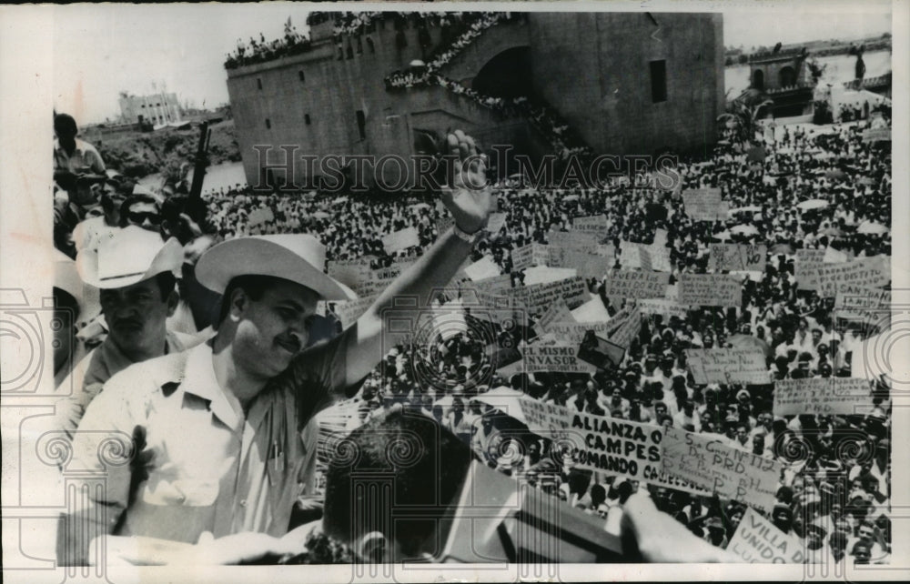 1965 Press Photo Dominican Republic Rebel Leader Colonel Francisco Caamano Deno- Historic Images