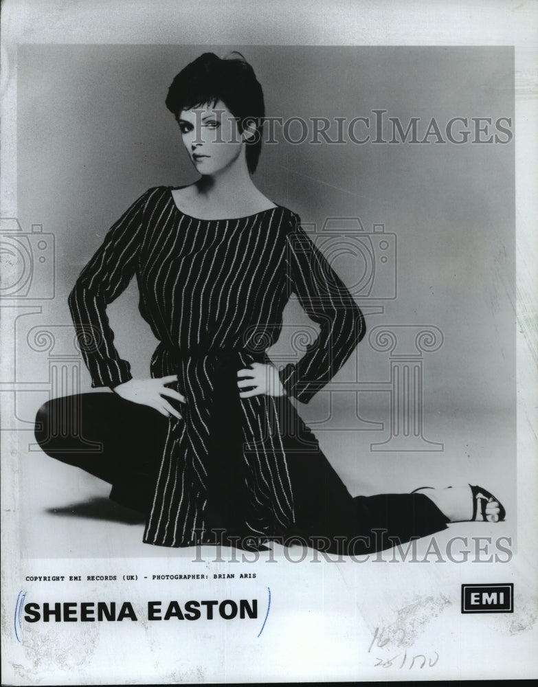 1984 Press Photo Sheena Easton Scottish Star Top Hit Song &quot;Morning Train&quot; - Historic Images