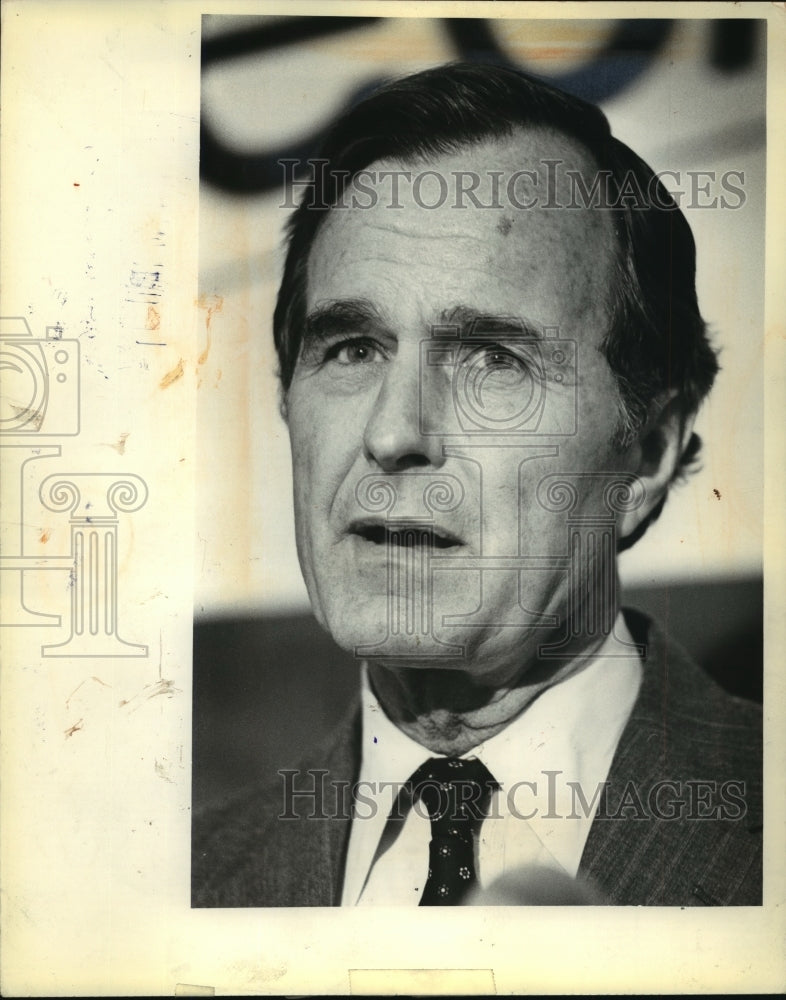 1979 Press Photo George Bush, 2nd, Presidential candidate- Historic Images