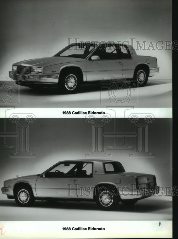 1988 Press Photo 1988 Model Year Cadillac Eldorado- Historic Images