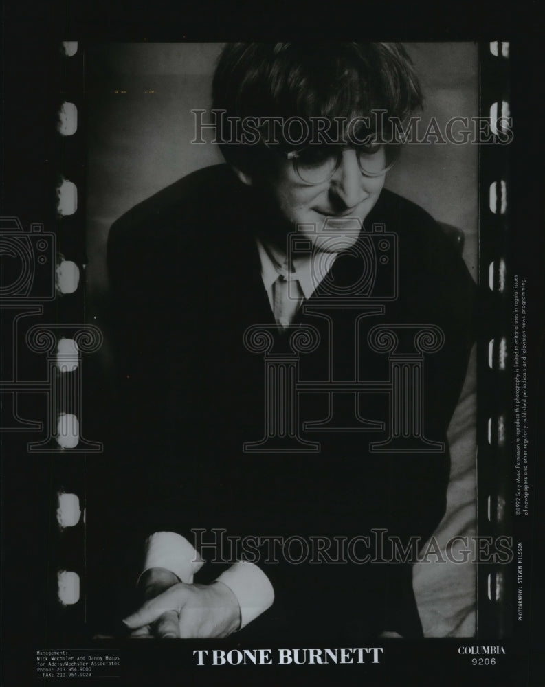 1992 Press Photo Musician T Bone Burnett- Historic Images