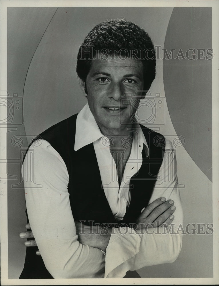 1978 Press Photo Singer Frankie Avalon Publicity Photo- Historic Images