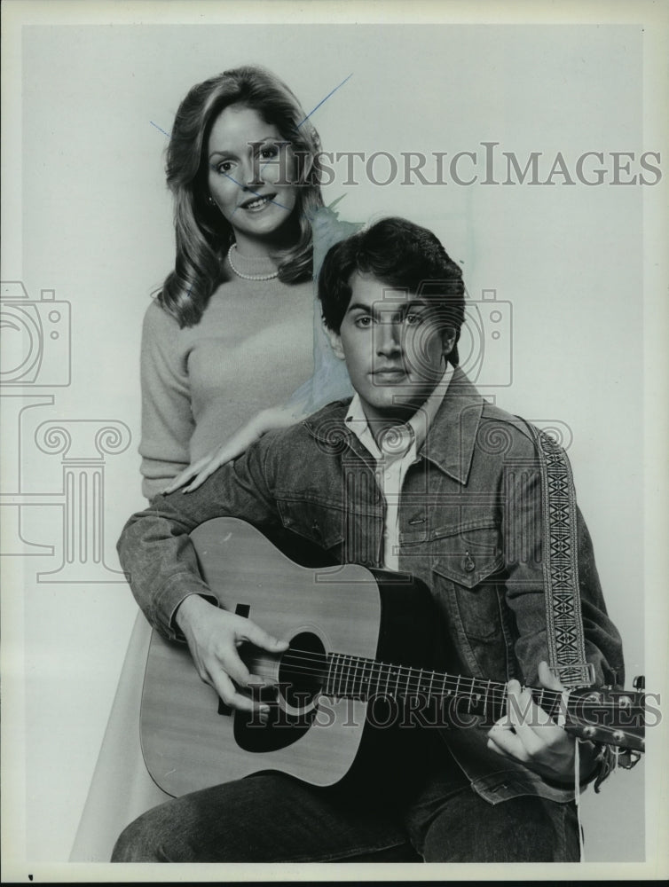 1983 Press Photo Tom Byrd and Kitty Moffat to perform in Boone on NBC- Historic Images