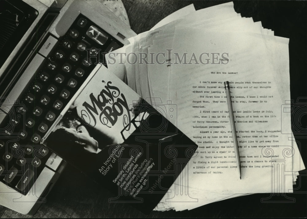 1981 Press Photo "May's Boy" handicapped Leslie Lemke, with remarkable abilities- Historic Images