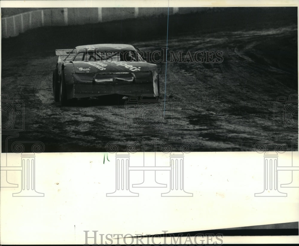 1983 Press Photo Mike Miller Taking Time Trial in Car Race - mja61057- Historic Images