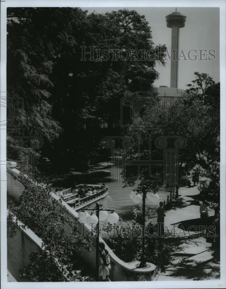 1992 Press Photo San Antonio Texas River Walk Paseo Del Rio- Historic Images