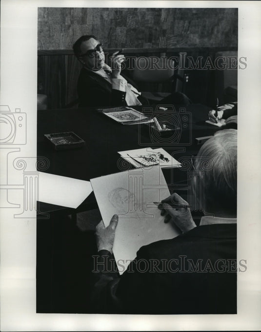 1972 Press Photo Art Buchwald- Historic Images