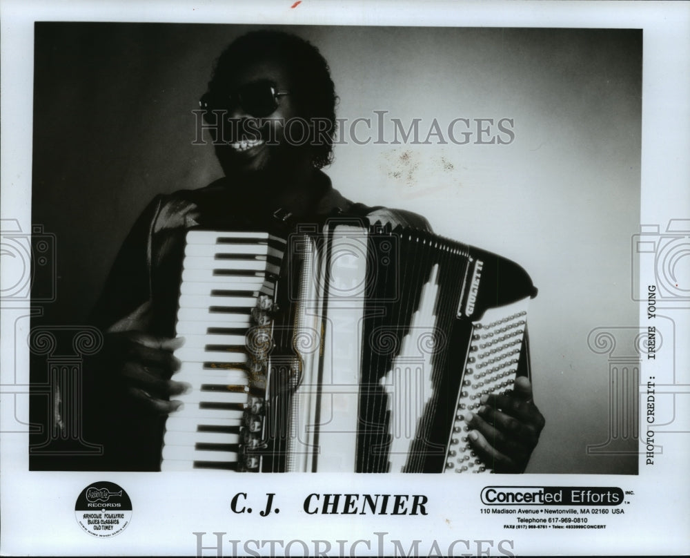 1989 Press Photo C.J. Chenier Musician- Historic Images