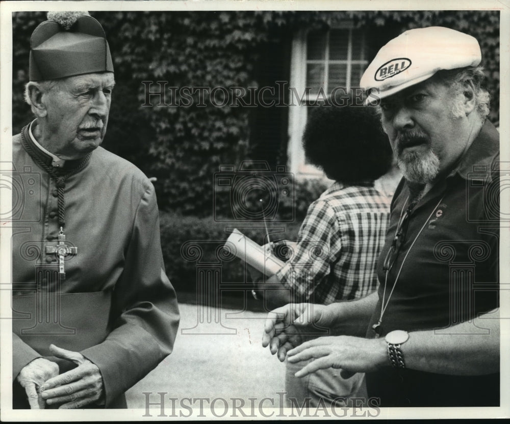 1978 Press Photo Robert Altman, director, on set- Historic Images