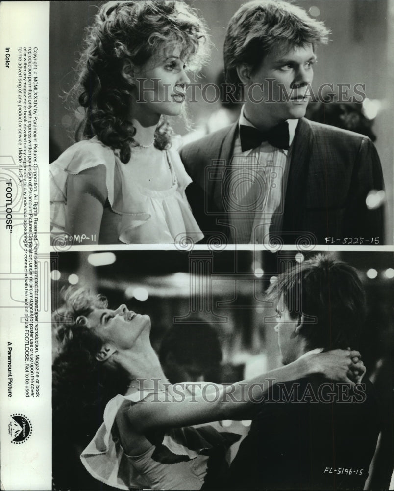 1984 Press Photo Kevin Bacon, Actor, in movie Footloose - mja63525- Historic Images