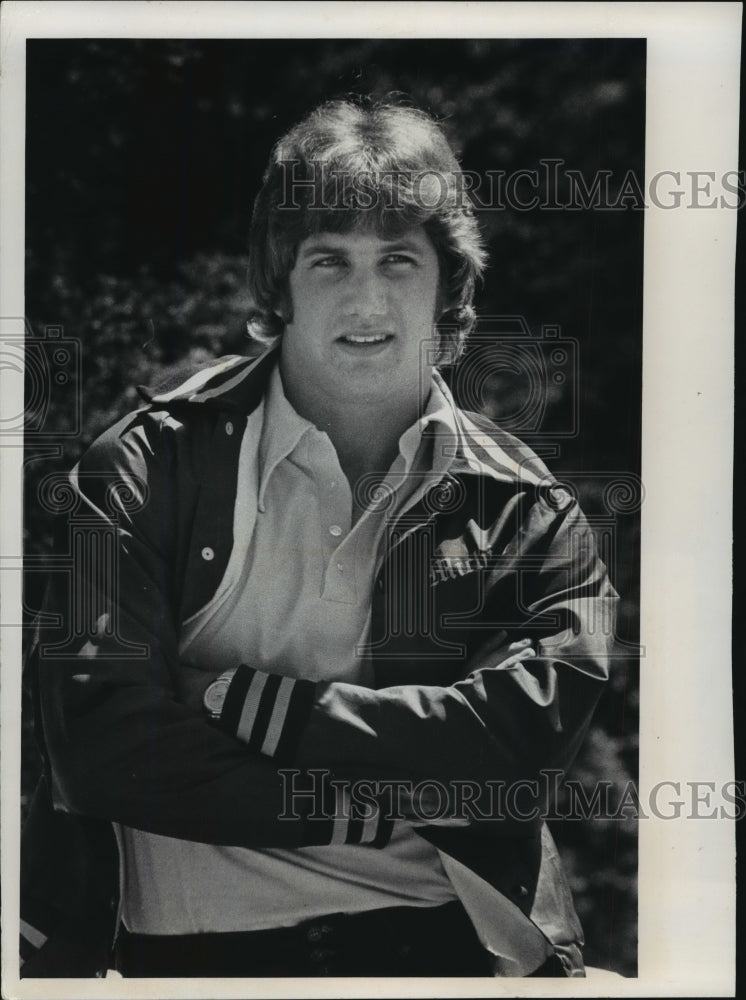 1978 Press Photo John Anderson, Green Bay Packers Player, Waukesha High School- Historic Images