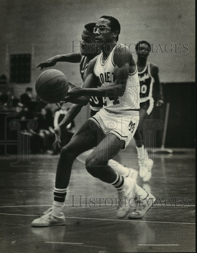 1962 Press Photo Marquette&#39;s Darin Chambers, Basketball- Historic Images