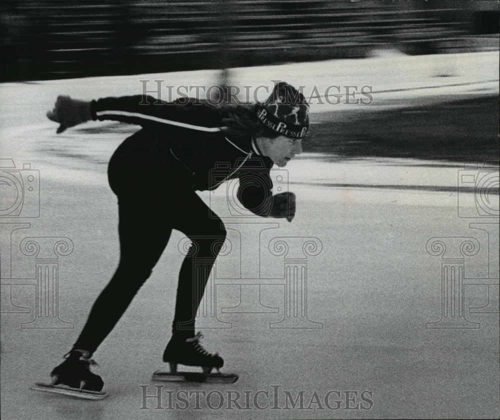 Press Photo Peter Mueller ice skating - mja64595- Historic Images