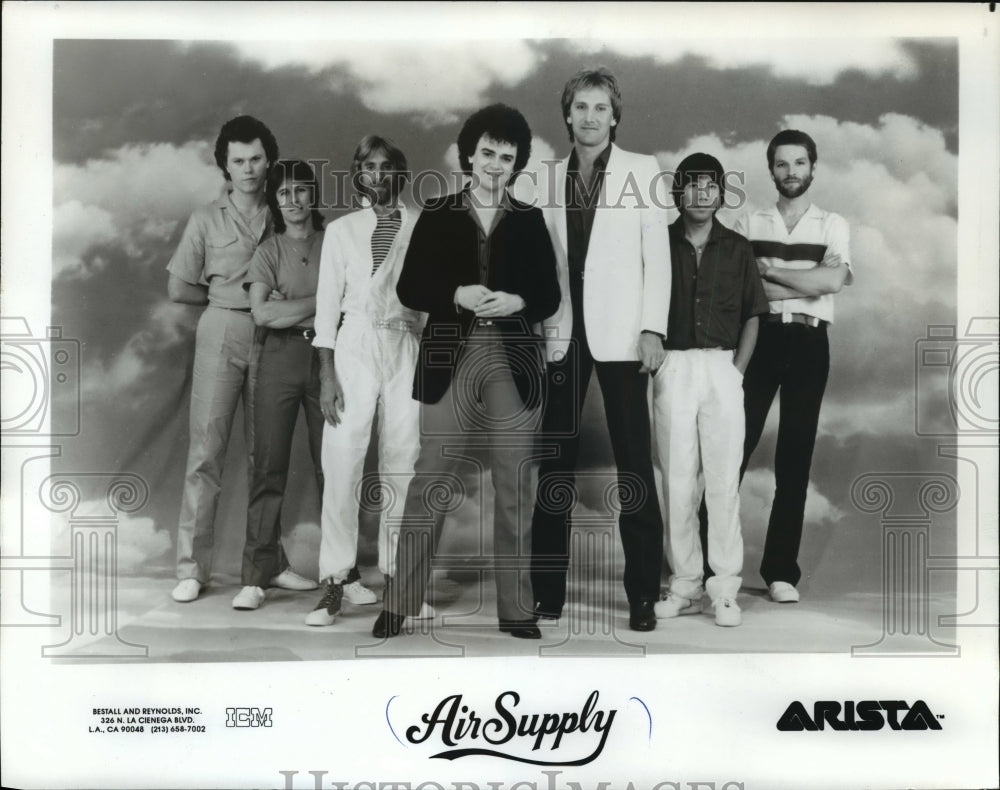 1982 Press Photo The Band "Air Supply" - mja64702