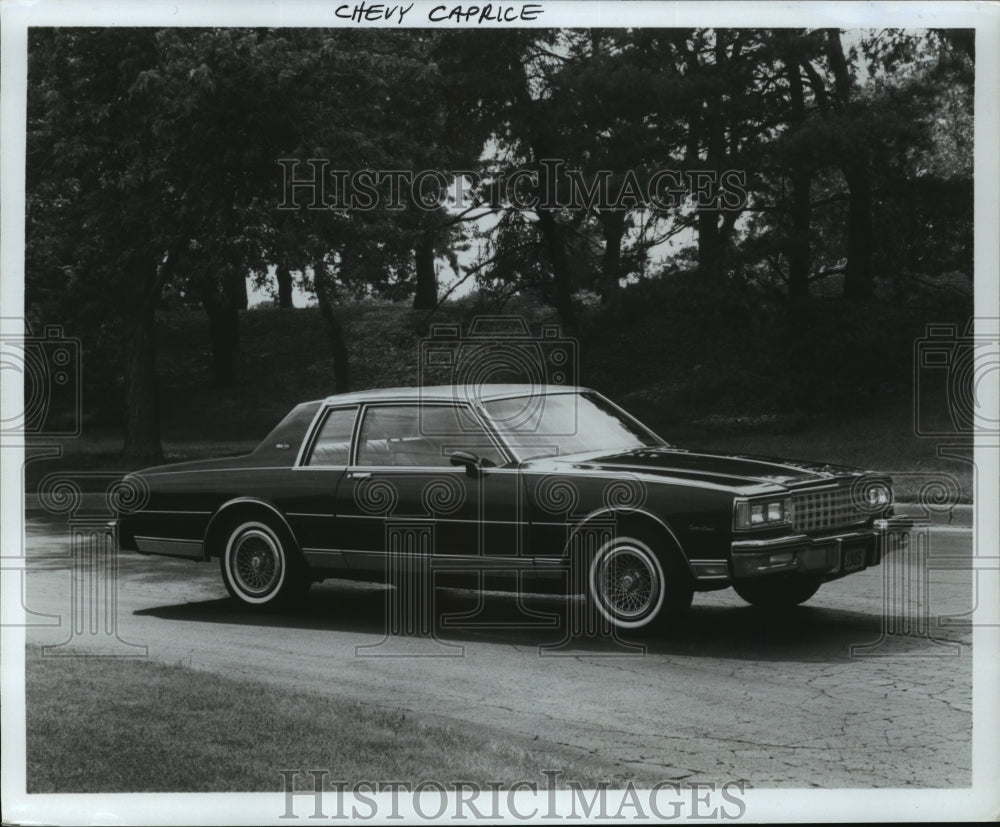 1985 Press Photo Chevrolet Caprice- Historic Images