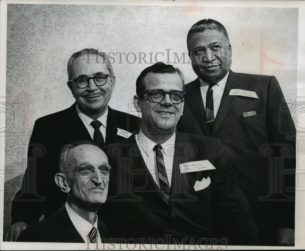 1965 Press Photo Supervisors and Aldermen of Milwaukee County City Club Dinner- Historic Images