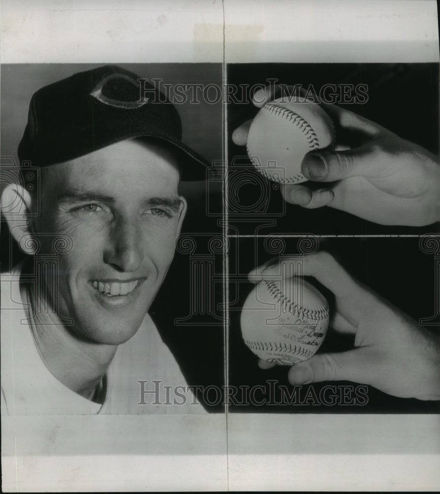 1947 Press Photo Cincinnati Reds Pitcher, Ewell Blackwell, Shows Technique- Historic Images