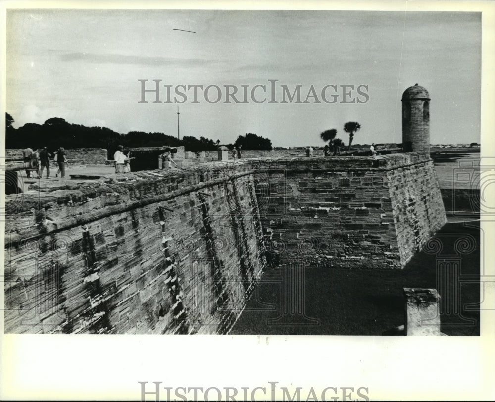 1983 Press Photo Castillo de San Marcos in St. Augustine-museum in Florida- Historic Images