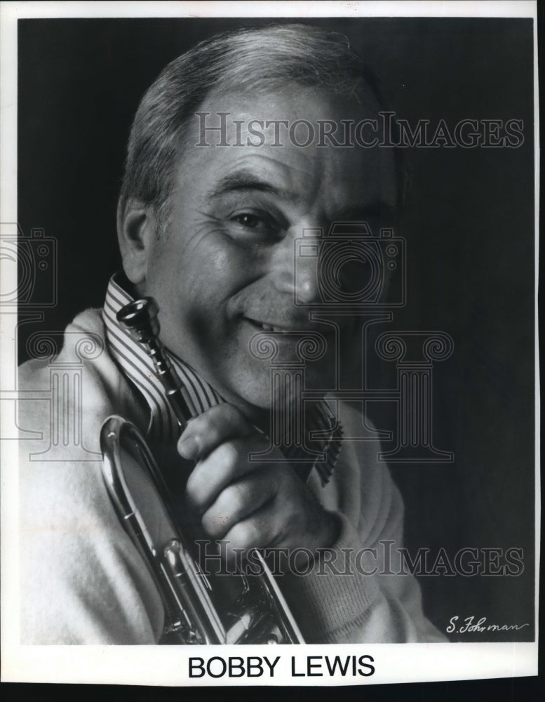 1993 Press Photo Bobby Lewis with Trumpet- Historic Images