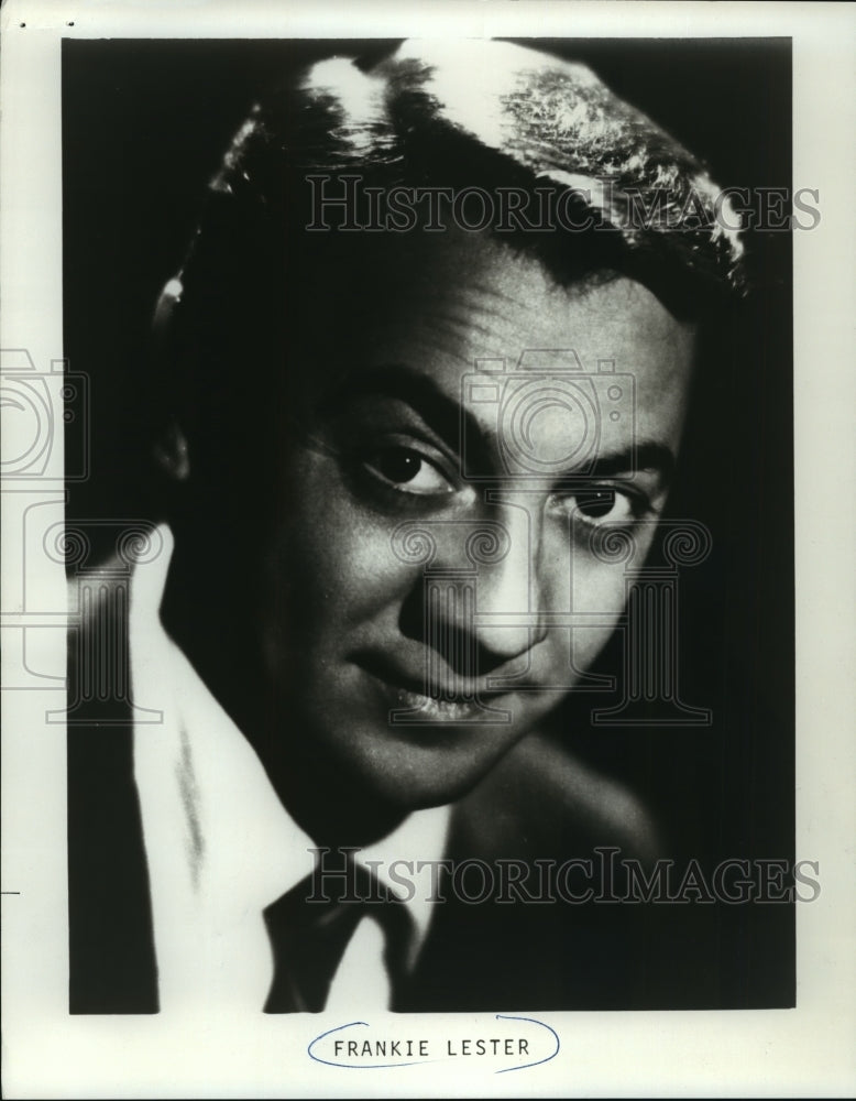 1974 Press Photo Frankie Lester headshot- Historic Images