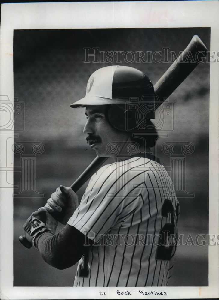 1979 Press Photo Buck Martinez of the Milwaukee Brewers - mja67317- Historic Images