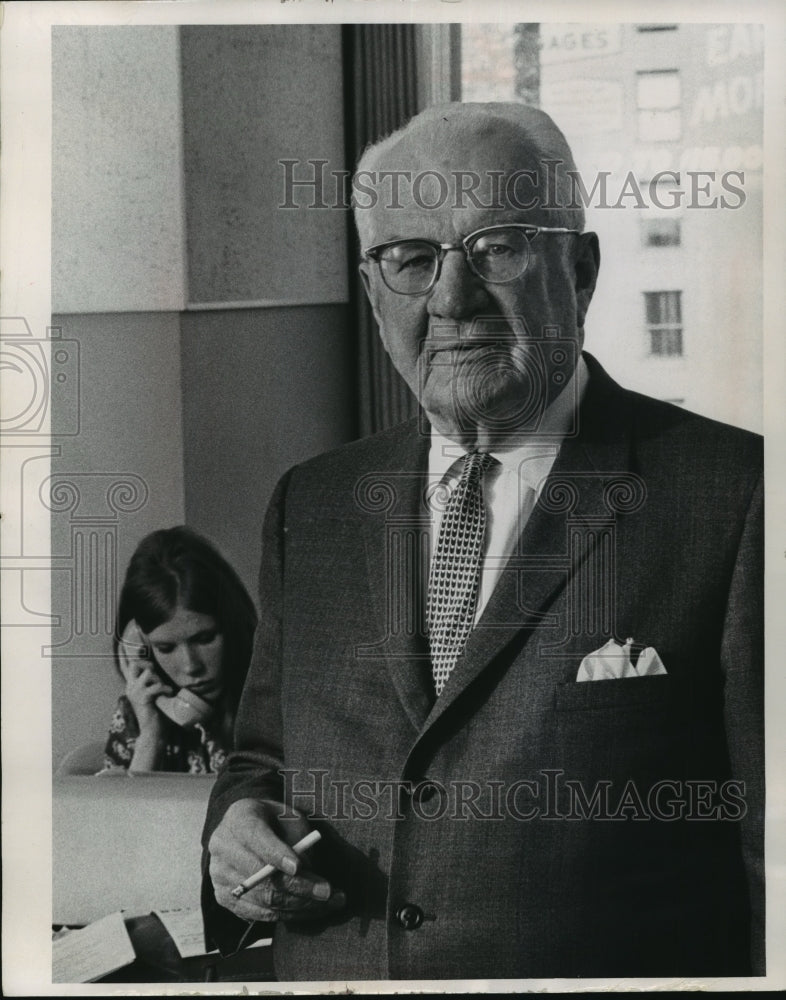 1968 Press Photo Dean J. Parish Lewis&#39; Obituary Photo- Historic Images