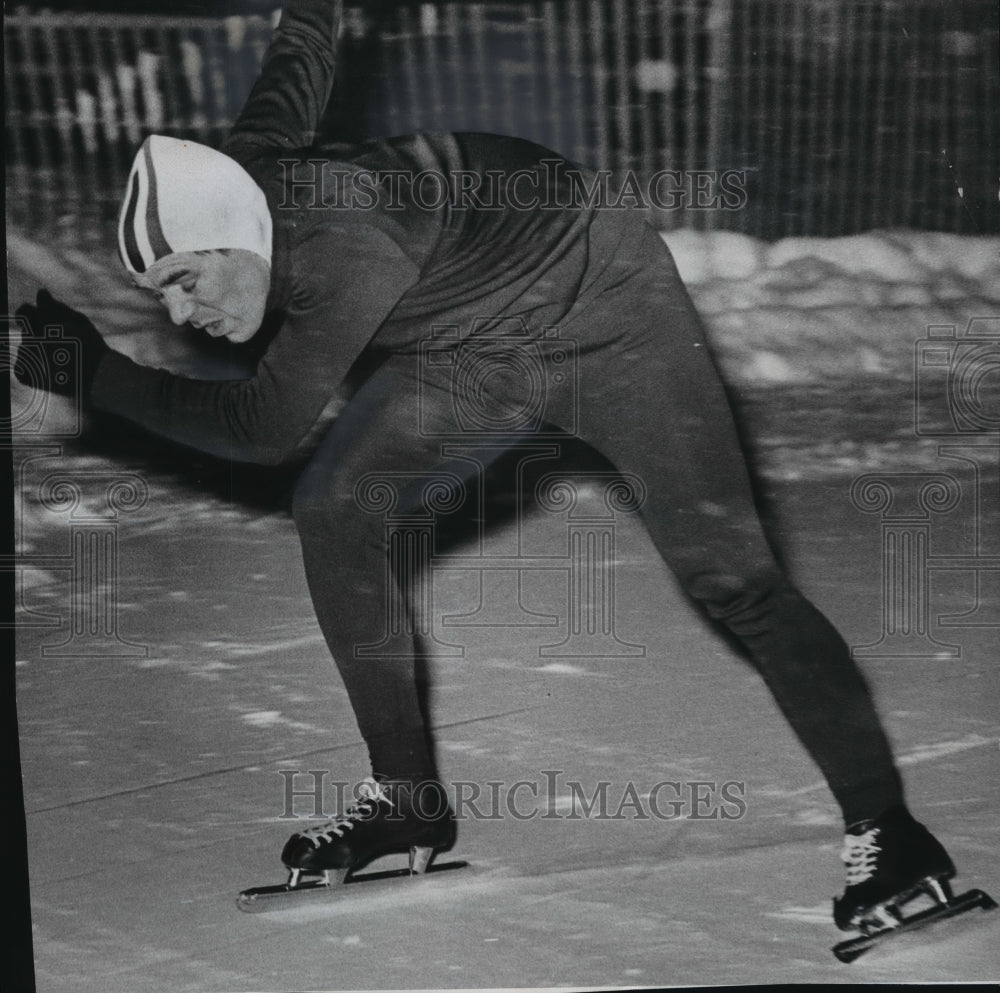 1967 Press Photo Olympic candidate Wayne Le Bombard was handicapped by sore back- Historic Images