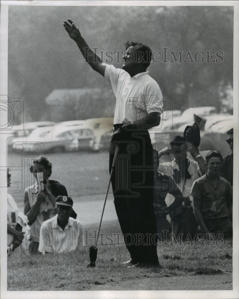 1980 Press Photo Temperamental Tommy Bolt at the Milwaukee open golf meet- Historic Images