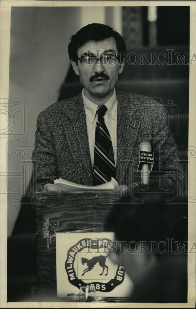 1986 Press Photo Jeremy Levin, Former American Hostage in Lebanon- Historic Images