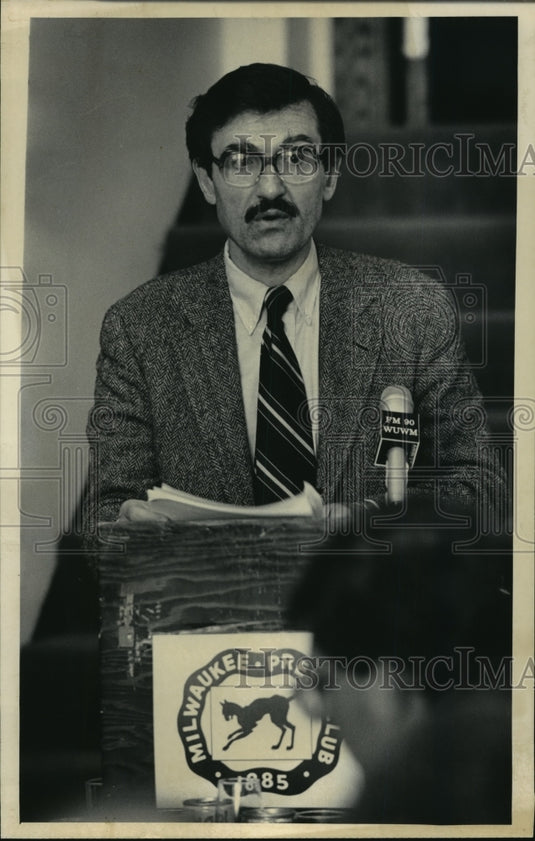 1986 Press Photo Jeremy Levin, Former American Hostage in Lebanon- Historic Images