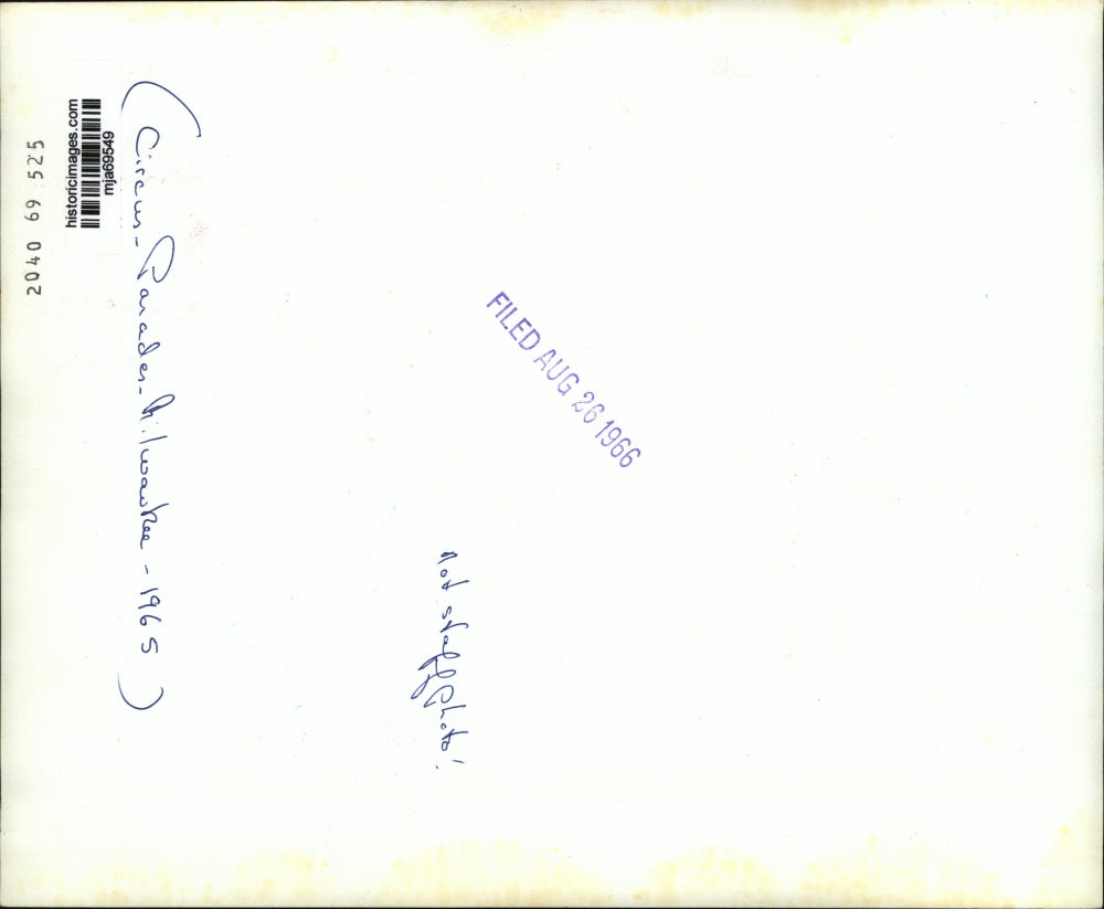 1966 Press Photo Circus and Parades in Milwaukee - mja69549