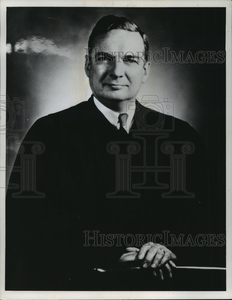  Press Photo Circuit Judge John L. Coffey, Milwaukee, Wisconsin- Historic Images