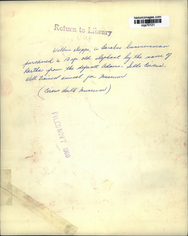 1960 Press Photo - mja70121