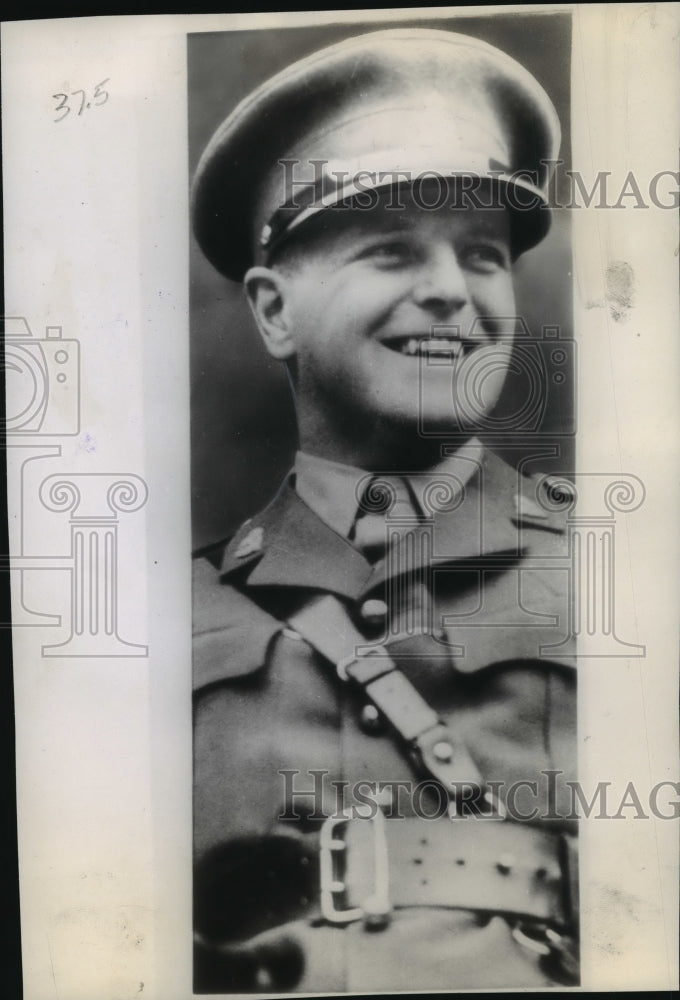 1944 Press Photo Prime Minister Churchill&#39;s son, Capt. Randolph Churchill - Historic Images