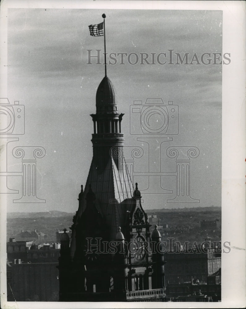 1960 Press Photo The Exterior of Milwaukee&#39;s City Hall in 1960- Historic Images