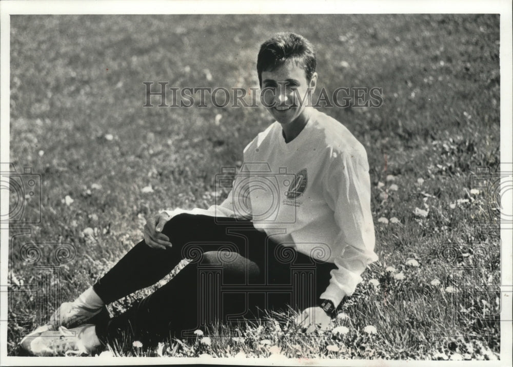1990 Press Photo Kris Clark-Setnes - race director for Wisconsin Women's Run- Historic Images
