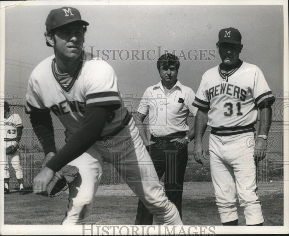 1978 Press Photo Milwaukee, Wisconsin Brewers at practice - mja72601- Historic Images