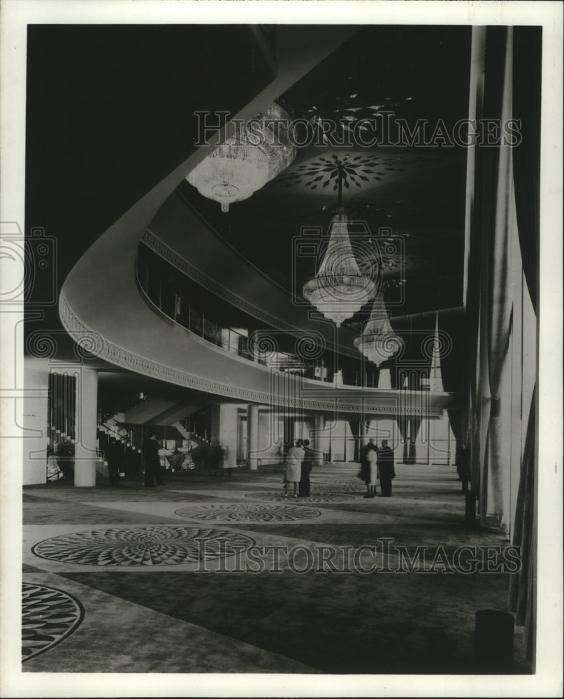 1971 Press Photo Grand Hall at Music Center of the County of Los Angeles- Historic Images