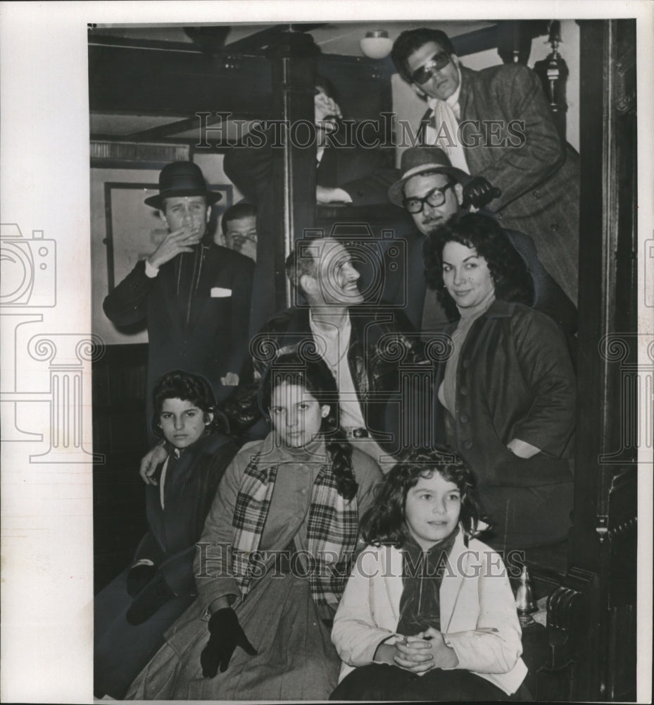 1961 Press Photo Family of Pedra Miranda, Anti-Castro refugees, in New York- Historic Images