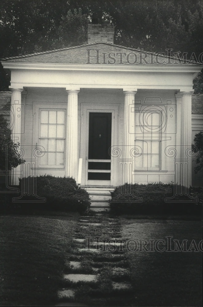 1983 Press Photo Kilbourntown (Benjamin Church) House, Milwaukee, Wisconsin- Historic Images