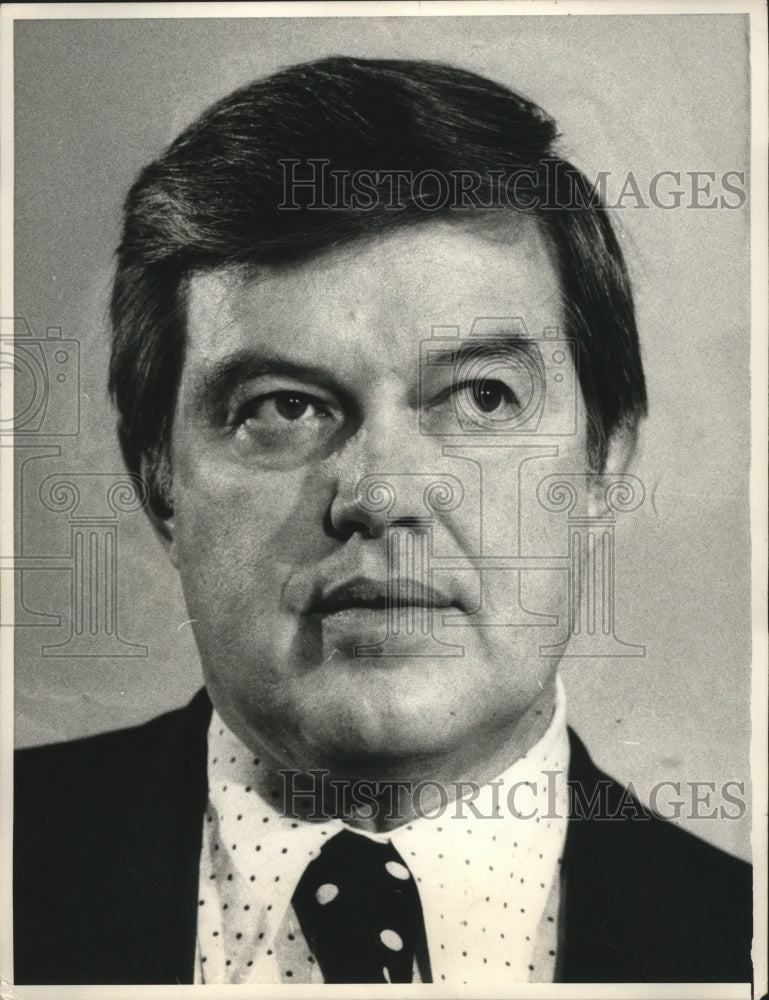 1975 Press Photo Senator Frank Church, Idaho, Democrat in Washington- Historic Images